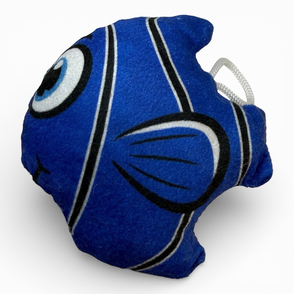Classic Toy Co Blue Fish Plush Stuffed Animal Toy Soft Small Ocean Green‎ 6"